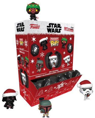 Figurine Funko Pop Star Wars : Noël Pocket Pop Mystère