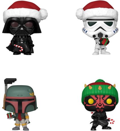 Figurine Funko Pop Star Wars : Noël Pocket Pop Mystère