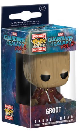 Figurine Funko Pop Les Gardiens de la Galaxie 2 [Marvel] Groot - Porte-clés