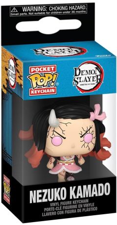 Figurine Funko Pop Demon Slayer Nezuko Kamado (Forme Démon) - Porte-clés