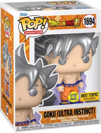 Figurine Funko Pop Dragon Ball Super #1694 Goku (Ultra Instinct) Glow in the Dark