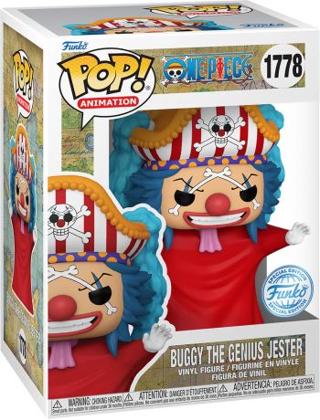 Figurine Funko Pop One Piece #1778 Buggy le bouffon génial