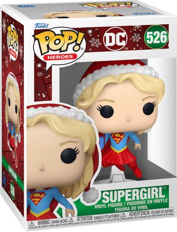 Figurine Funko Pop DC Super-Héros #526 Supergirl Noël