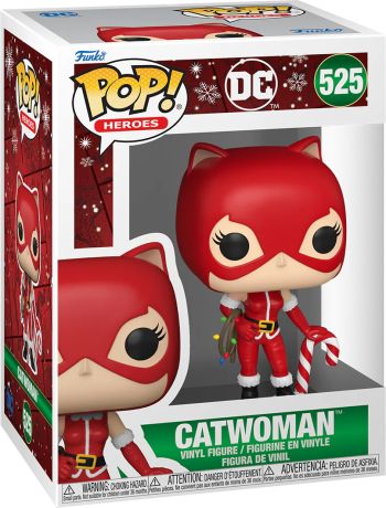 Figurine Funko Pop DC Super-Héros #525 Catwoman Noël