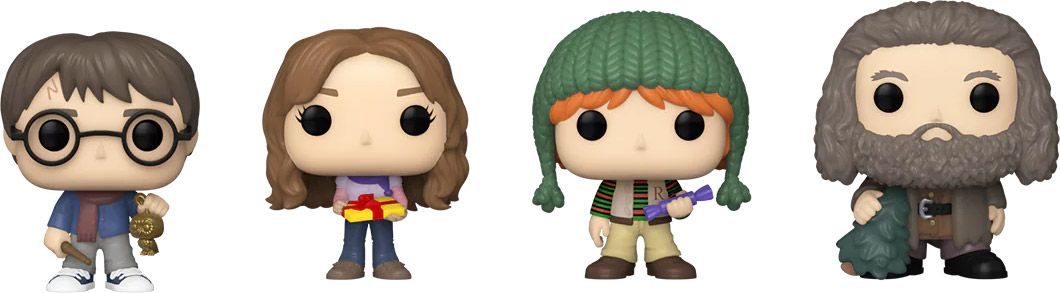 Figurine Funko Pop Harry Potter Harry Potter Noël 4 Pack - Pocket