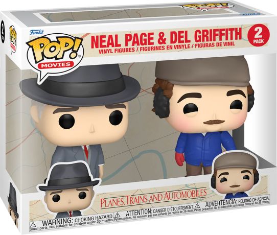 Figurine Funko Pop Un ticket pour deux Neal Page & Del Griffith - 2 Pack