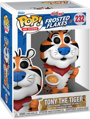Figurine Funko Pop Icônes de Pub #232 Tony le Tigre ('84) - Kellogg's Frosted Flakes