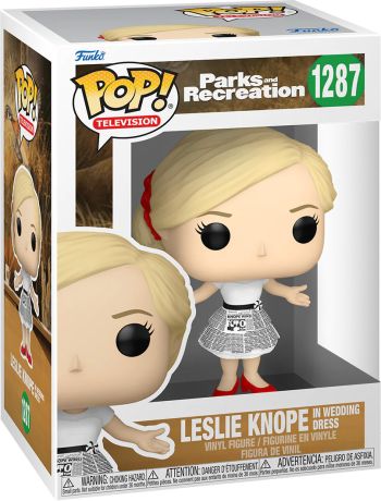 Figurine Funko Pop Parcs et Loisirs #1287 Leslie Knope en robe de mariée