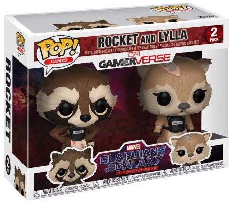 Figurine Funko Pop Les Gardiens de la Galaxie: The Telltale Series Rocket & Lylla