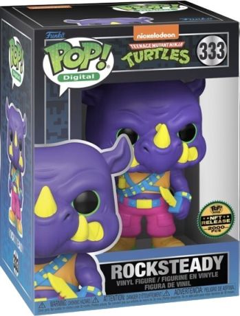 Figurine Funko Pop Tortues Ninja #333 Rocksteady - Digital Pop