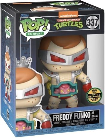 Figurine Funko Pop Tortues Ninja #337 Freddy Funko & Krang - Digital Pop