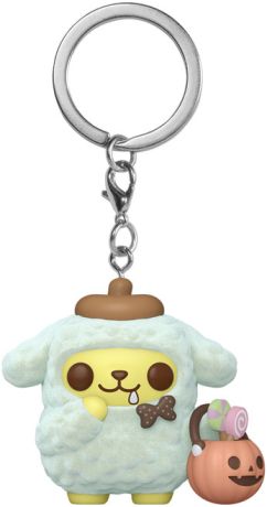 Figurine Funko Pop Sanrio Pompompurin (Flocked) - Porte-clés