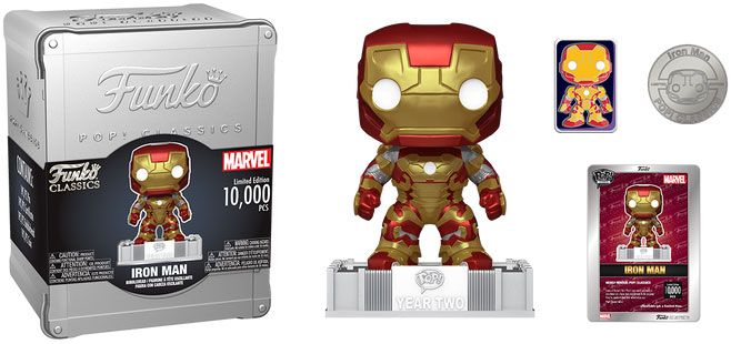 Figurine Funko Pop Marvel Comics #01 Iron Man - Classic