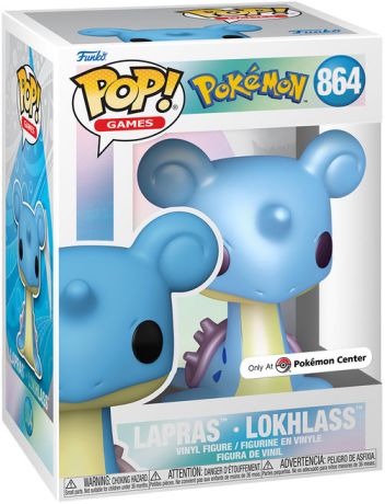 Figurine Funko Pop Pokémon #864 Lapras - Lokhlass (EMEA) - Nacré
