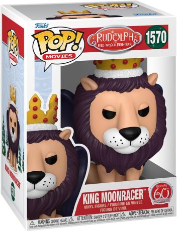 Figurine Funko Pop Rudolphe le renne au nez rouge (1964) #1570 Roi Moonracer
