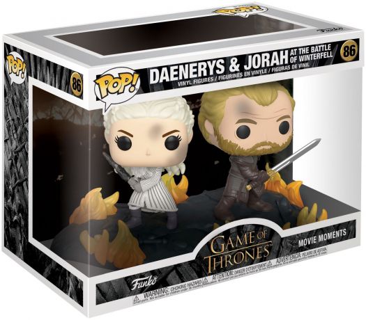 Figurine Pop Game of Thrones #86 pas cher : Daenerys et Jorah à la