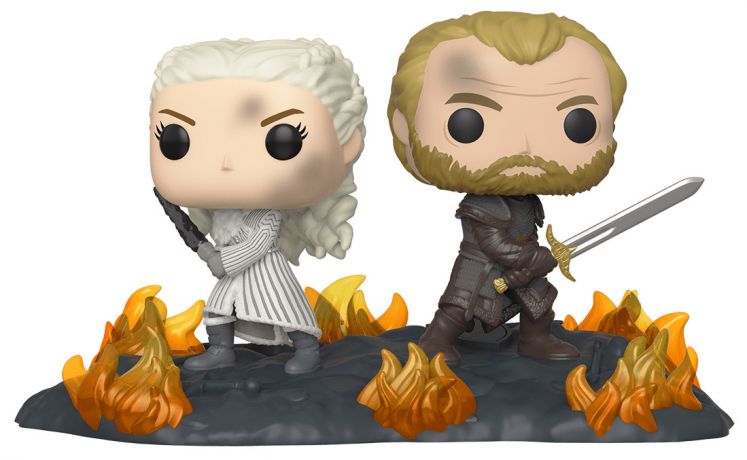 Figurine Funko Pop Game of Thrones #86 Daenerys et Jorah à la bataille de Winterfell