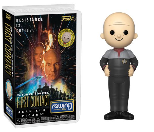 Figurine Funko Blockbuster Rewind Star Trek Jean-Luc Picard