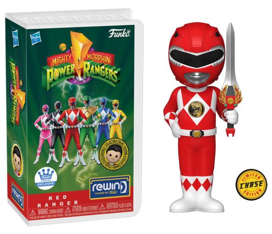 Figurine Funko Blockbuster Rewind Power Rangers Ranger Rouge [Chase]