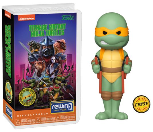 Figurine Funko Blockbuster Rewind Tortues Ninja Michelangelo [Chase]