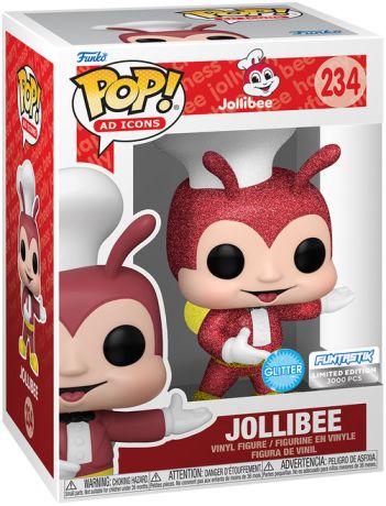 Figurine Funko Pop Icônes de Pub #234 Jollibee - Glitter