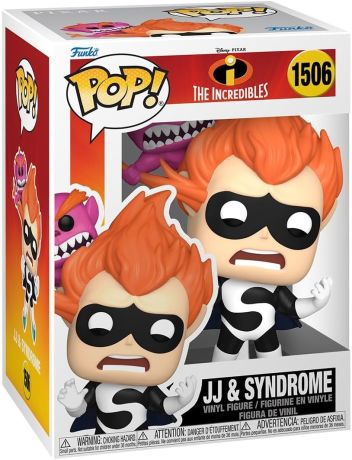 Figurine Funko Pop Les Indestructibles [Disney] #1506 Syndrome avec Monstre Jack Jack
