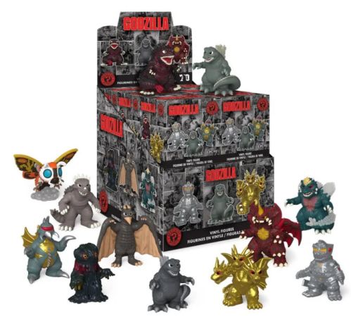Figurine Funko Mystery Minis Godzilla  Godzilla 70ème Anniversaire - 12 Figurines