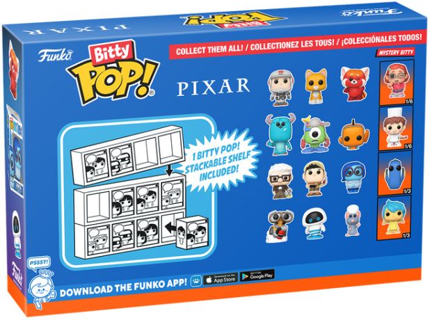 Figurine Funko Pop Pixar Bitty Pop (série 1)