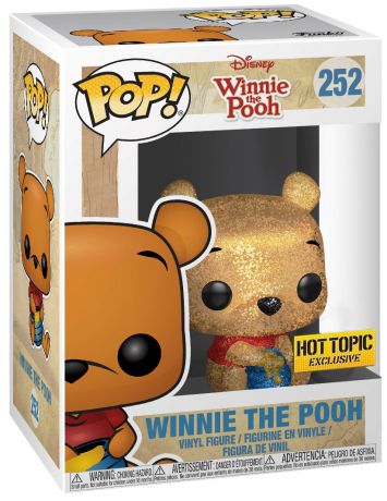 Figurine Funko Pop Winnie l'Ourson [Disney] #252 Winnie l'Ourson assis - Diamond Glitter