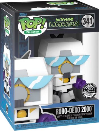 Figurine Funko Pop Le Laboratoire de Dexter #341 Robo-Dexo 2000 - Digital Pop