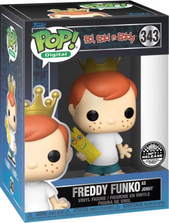 Figurine Funko Pop Cartoon Network #343 Freddy Funko en Jonny - Digital Pop