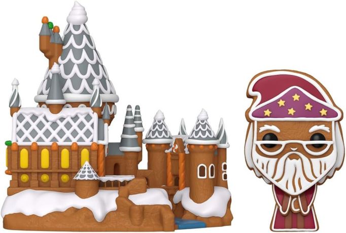 Figurine Funko Pop Harry Potter #42 Albus Dumbledore avec Poudlard pain d'épices