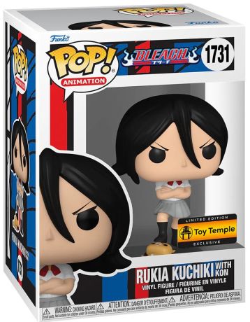 Figurine Funko Pop Bleach #1731 Rukia Kuchiki standing sur Kon