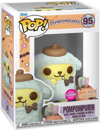 Figurine Funko Pop Sanrio #95 Pompompurin avec seau citrouille - Flocked
