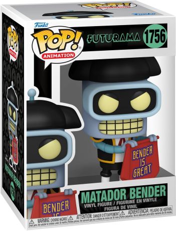 Figurine Funko Pop Futurama #1756 Matador Bender