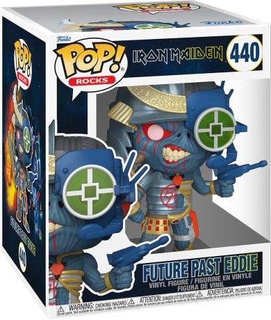 Figurine Funko Pop Iron Maiden #440 Future Past Eddie - 15 cm