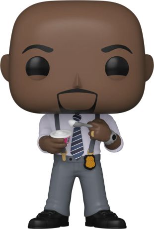 Figurine Funko Pop Brooklyn Nine-Nine #1623 Terry Jeffords avec yaourt