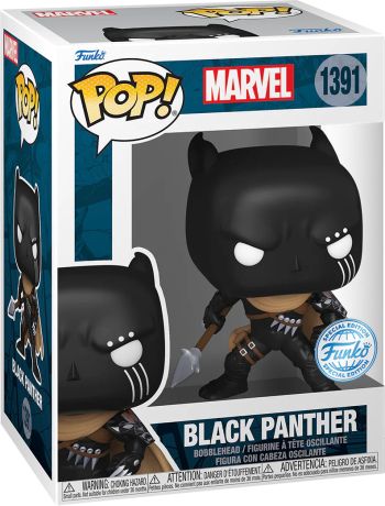 Figurine Funko Pop Marvel Comics #1391 Black Panther (avec lance)