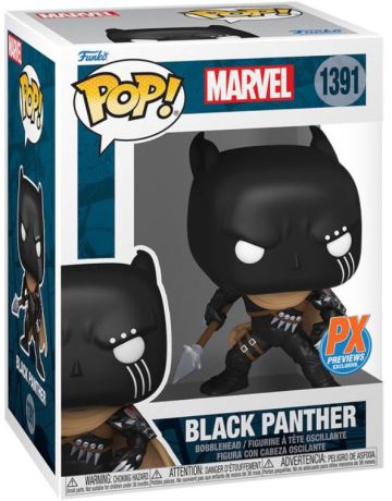 Figurine Funko Pop Marvel Comics #1391 Black Panther (avec lance)