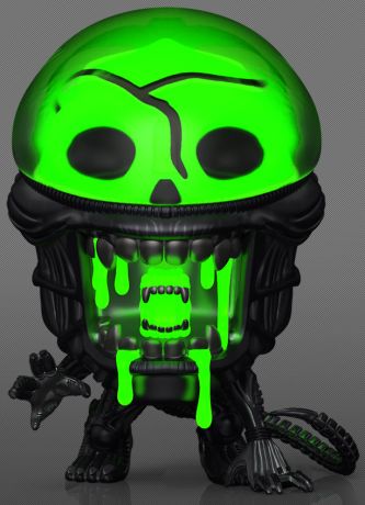 Figurine Funko Pop Alien #344 Xenomorph - Metallic - Glow in the Dark - Digital Pop