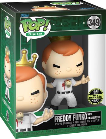Figurine Funko Pop Alien #349 Freddy Funko avec Chestburster - Digital Pop