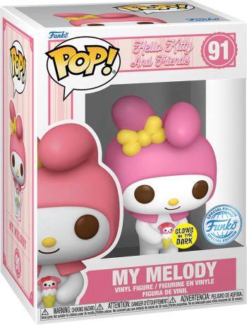 Figurine Funko Pop Sanrio #91 My Melody - Glow in the Dark