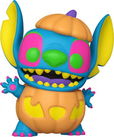 Figurine Funko Pop Lilo et Stitch [Disney] #1498 Pumpkin Stitch - Black Light
