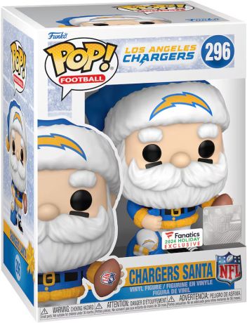 Figurine Funko Pop NFL #296 Père Noël Los Angeles Chargers