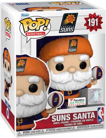 Figurine Funko Pop NBA #191 Père Noël Phoenix Suns