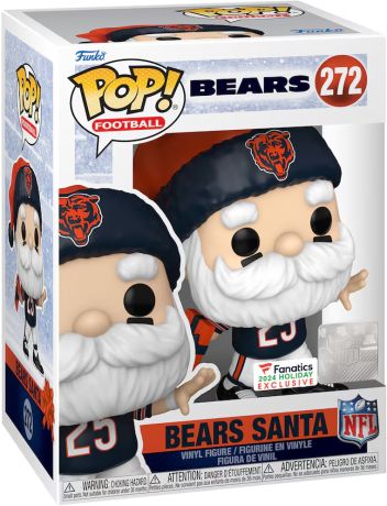 Figurine Funko Pop NFL #272 Père Noël Chicago Bears