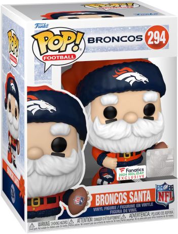 Figurine Funko Pop NFL #294 Père Noël Denver Broncos