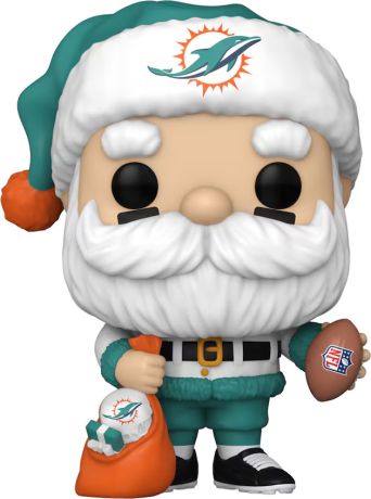 Figurine Funko Pop NFL #281 Père Noël Miami Dolphins