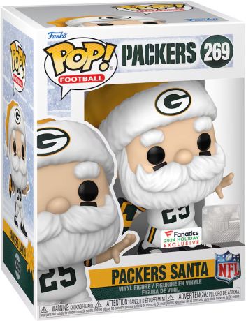 Figurine Funko Pop NFL #269 Père Noël Green Bay Packers