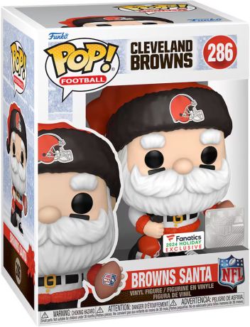 Figurine Funko Pop NFL #286 Père Noël Cleveland Browns